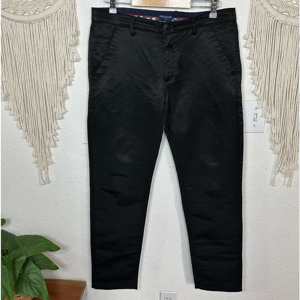 Rosso Milano black slacks men’s dress pants size 34/32